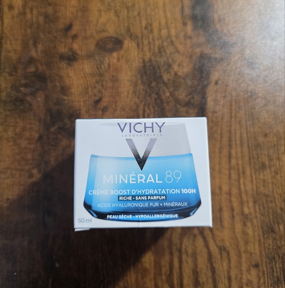 Vichy Mineral 89 100H Moisture Boosting Cream Fragrance-Free, 1.69 oz NEW
